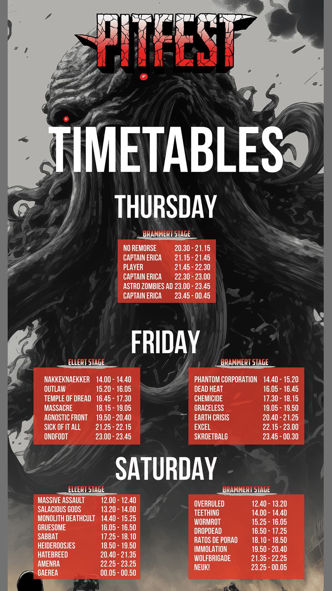 Timetables 2024