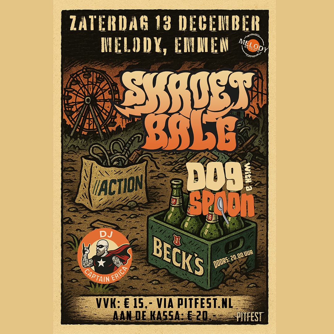 Harder Dan Oen Metalband bij Melody Emmen